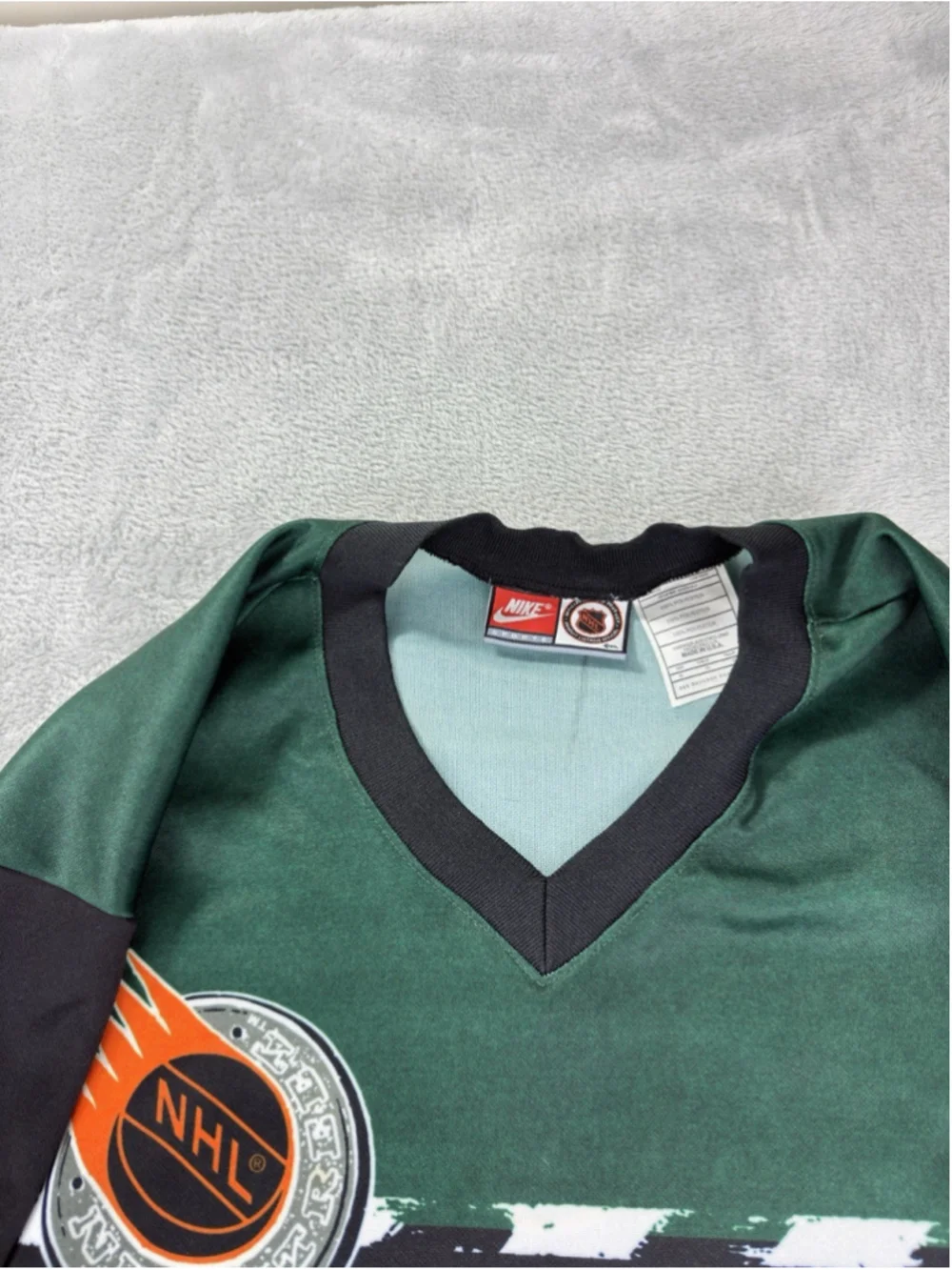 Vintage 90s Nike Team NHL Dallas Stars AOP Hockey Jersey Size XL USA Made Texas - Picture 8 of 12